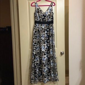 Lauren Ralph Lauren floral lace gown